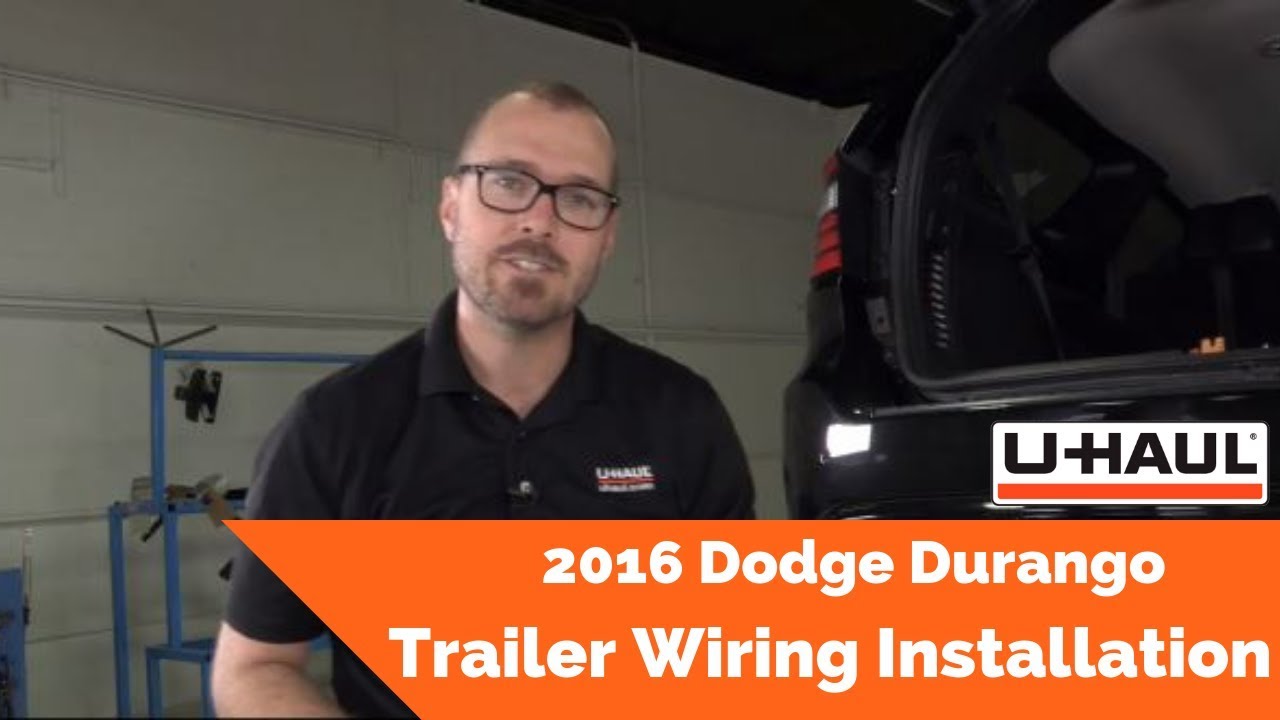 2016 Dodge Durango Trailer Wiring Installation