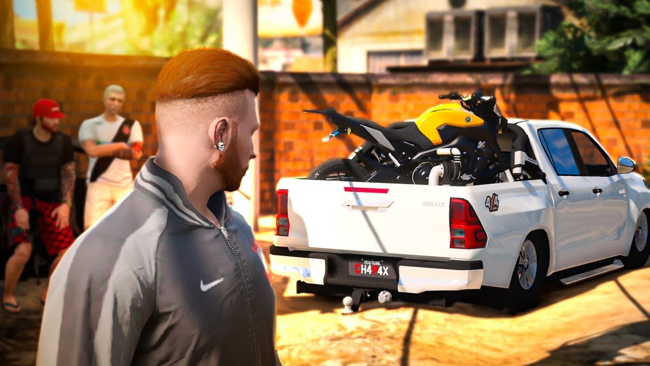 GTA V - VIDA REAL | FUI BUSCAR MINHA MOTO NA FAVELA DO BALA BALA . 