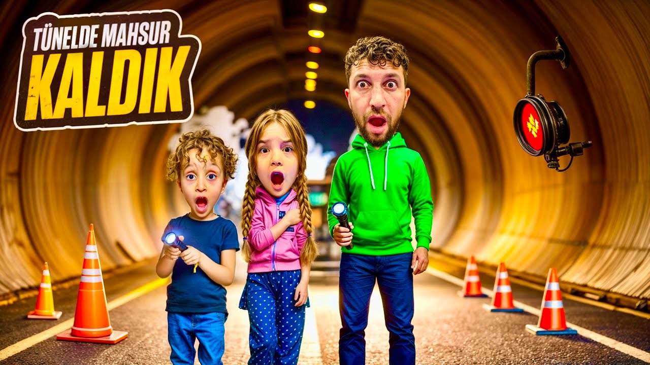 EVE DÖNÜŞ YOLCULUĞUMUZ VLOG !! TÜNELDE MAHSUR KALDIK !! KUZEY ELİF !!