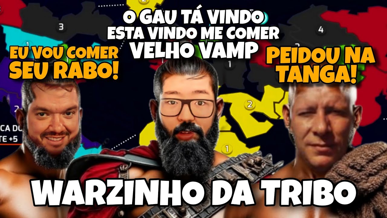 WAR DA TRIBO: GAULÊS, LIMINHA, LAUQS, E VVV EM UMA BATALHA ÉPICA!