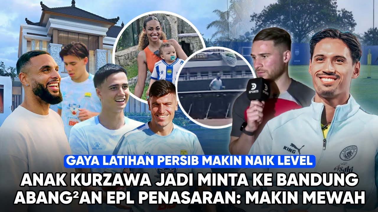 Kangen Anak Kurzawa Pamer Rumah Baru di Bandung! Kekeluargaan Persib Makin Hangat Tijjani Kepo