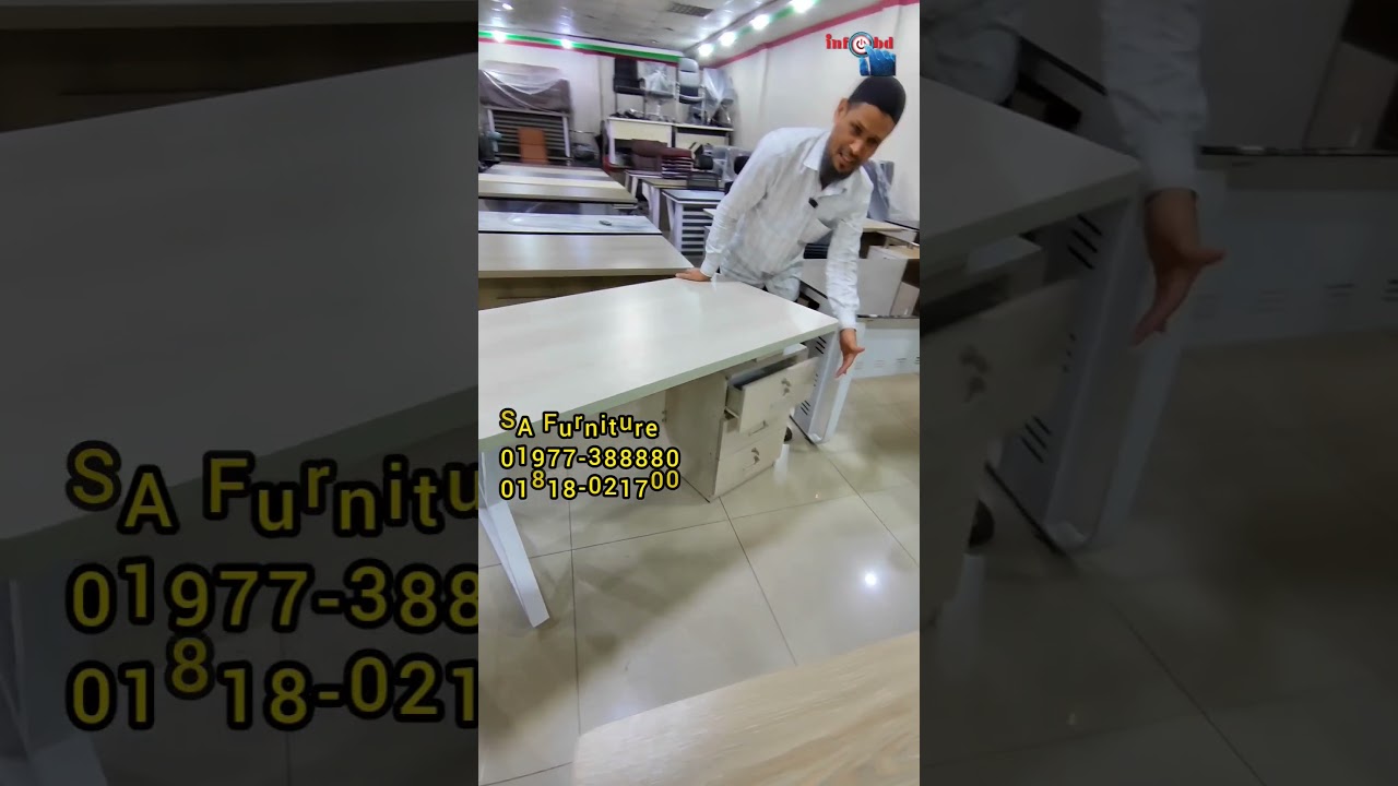 Office tabel design and price in Bangladesh #officefurniture #officetable #official #viralvideo