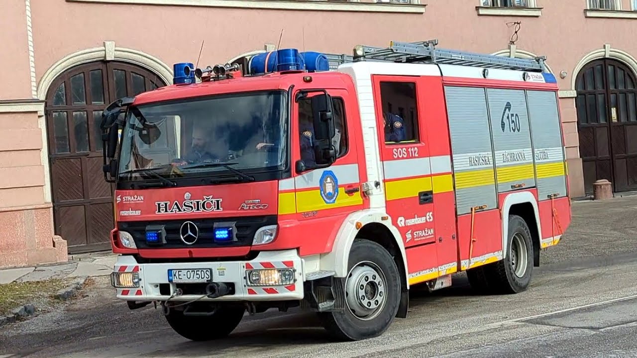 [Compilation] Košice - AHZS 1B MB Atego, SAHS MB Sprinter, CAS 30 Tatra 815, TA Iveco Daily
