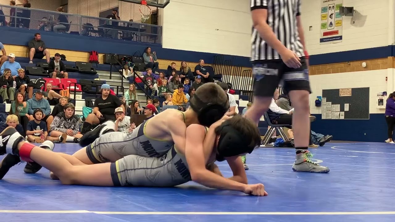 5. Middle School Wrestling meet at Mont Harmon - 85 lb - match  11/02/2024