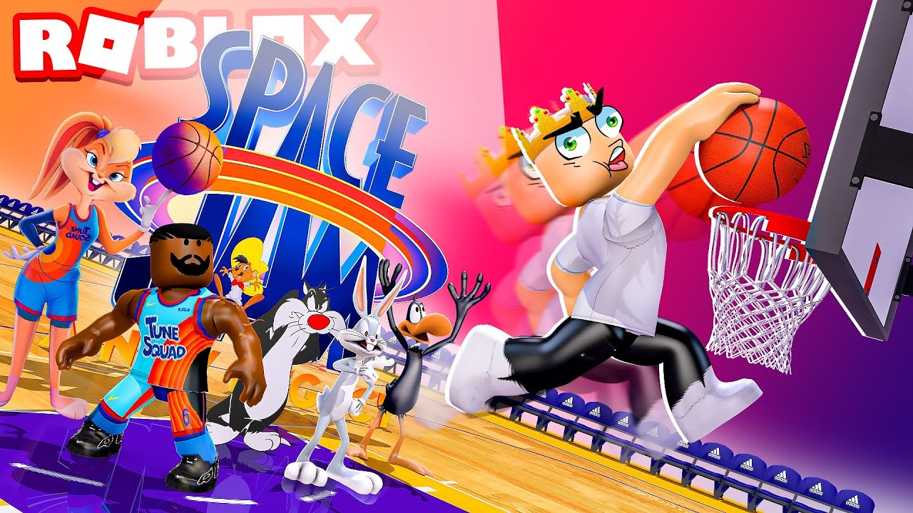 Playing the NEW SPACE JAM 2 Games In ROBLOX
