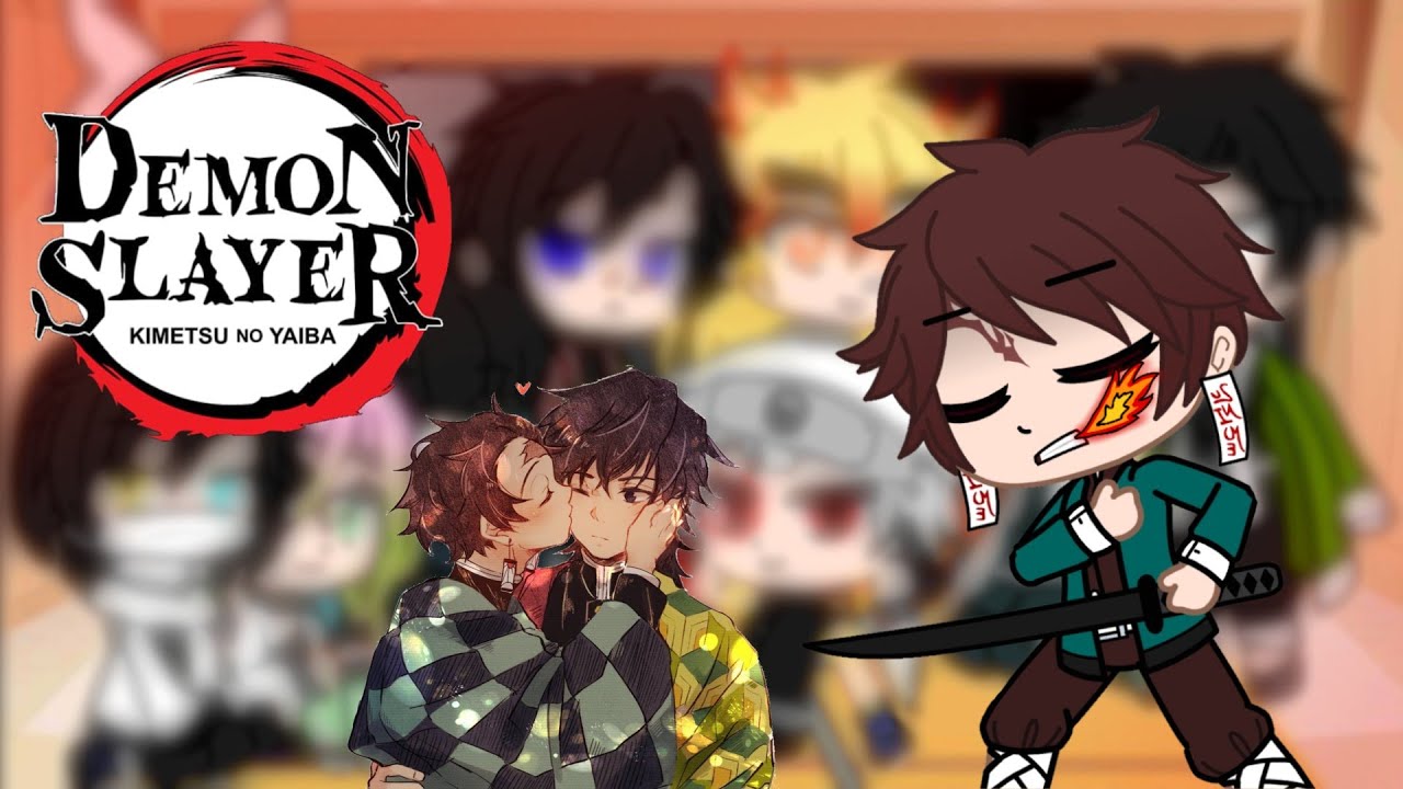 Hashira react Tik tok Tanjiro Kamado//Demon Slayer//Fr//English//🌊x🔥//Giyutan