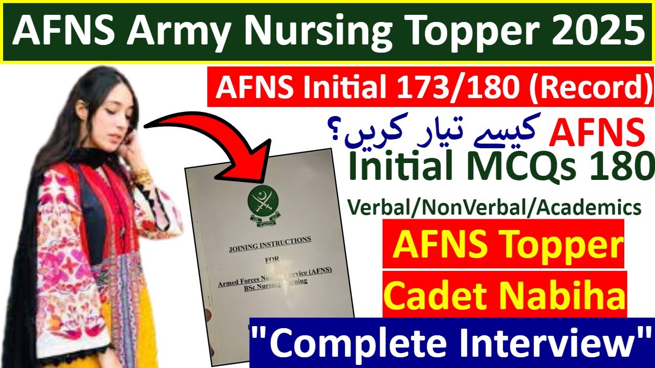 AFNS Topper|Army Initial Test Results|How to Prepare 
