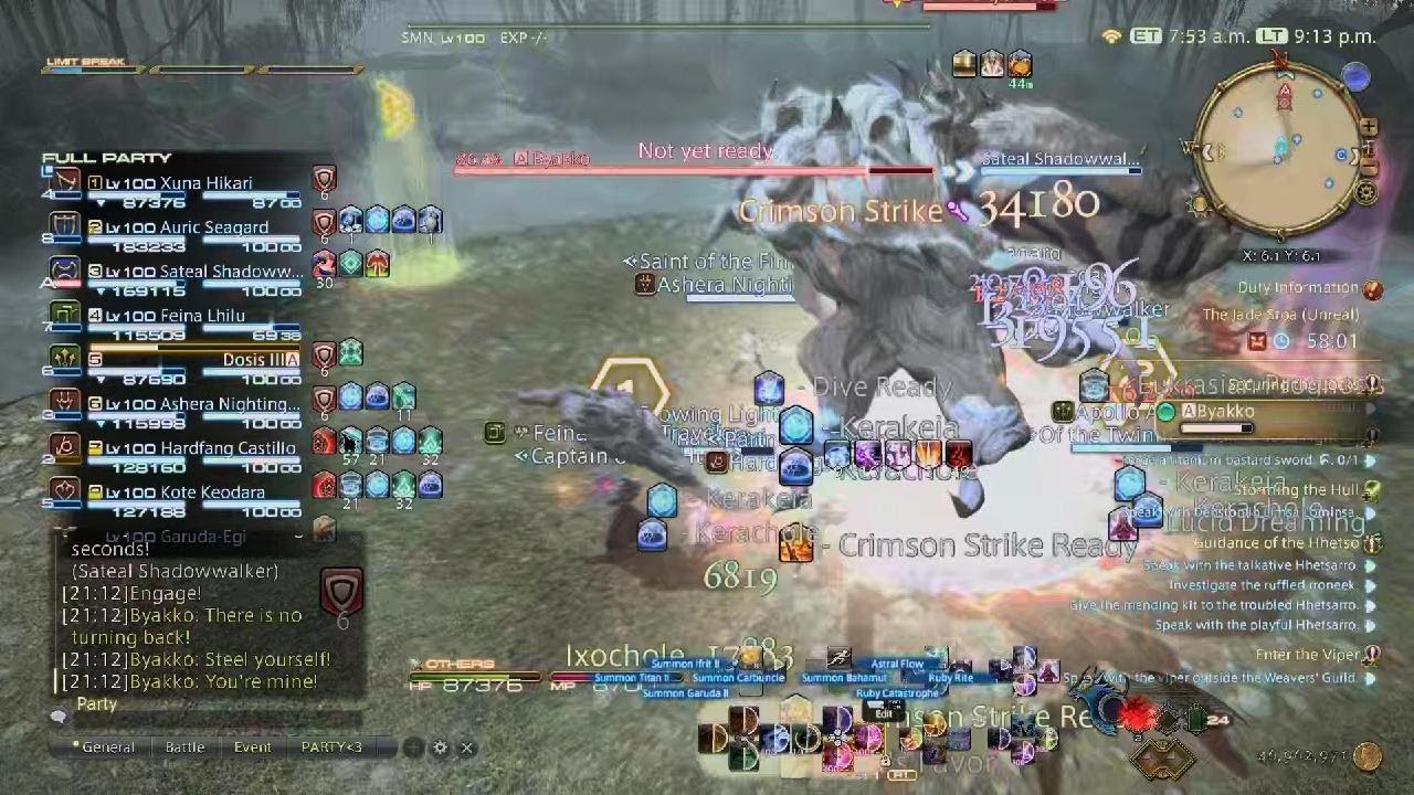 The Jade Stoa Unreal | SMN POV | FFXIV 
