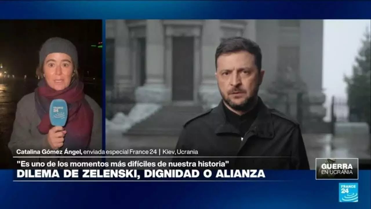 Esto fue lo que dijo Zelenski del plan de 28 puntos de Trump para Ucrania &bull; FRANCE 24 Espa&ntilde;ol