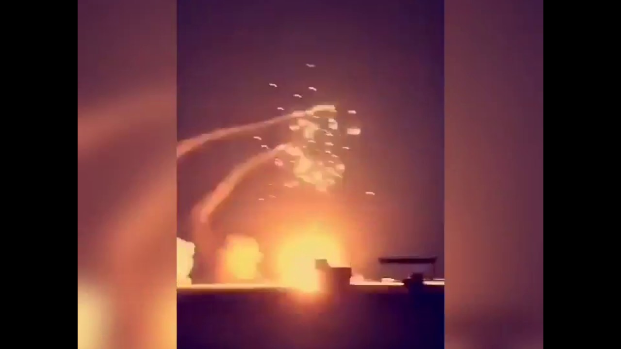 OMG! The Saudi Patriot batteries firing to intercept a Houthi ballistic missile fired over.