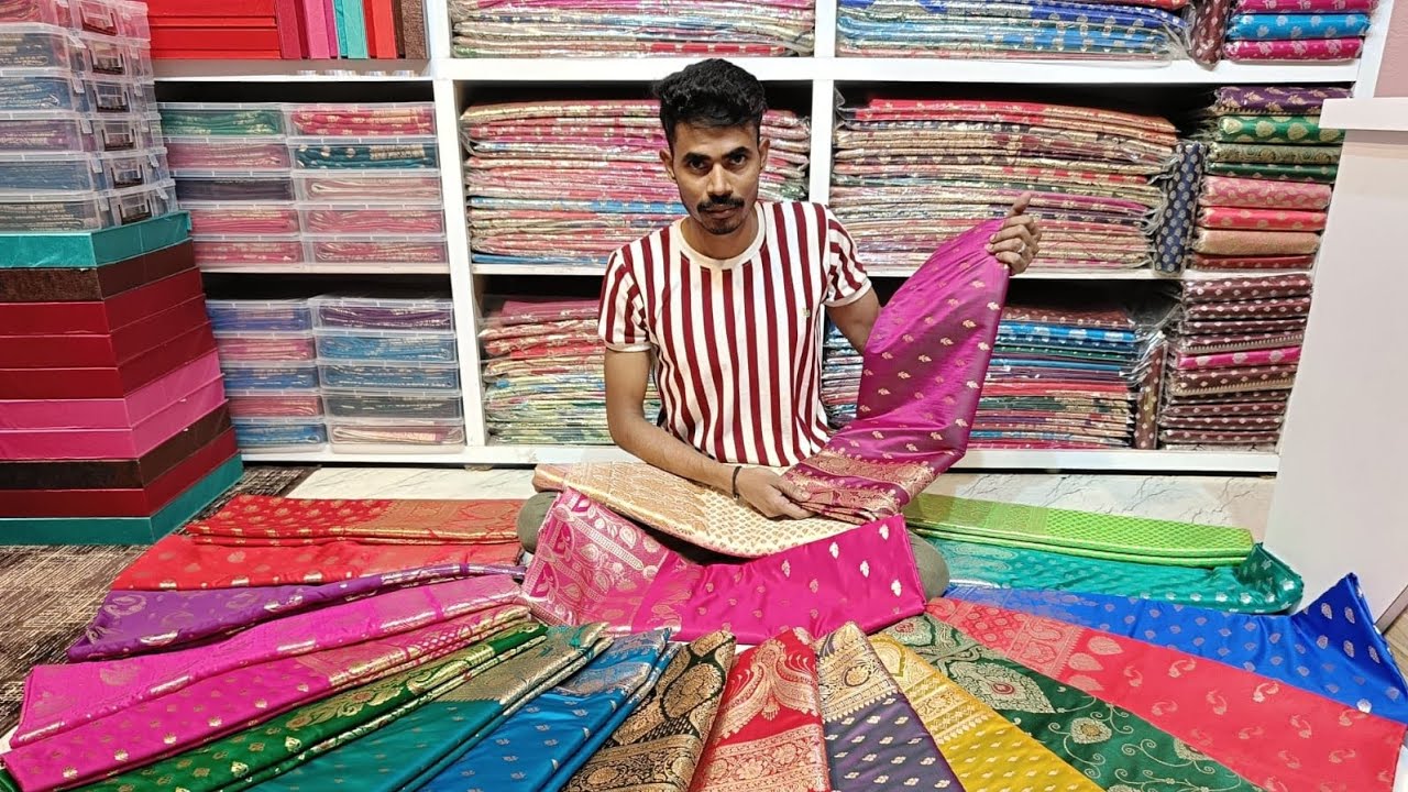 Biswas saree center santipur 2no railgate Banarasi special 😍😍😍