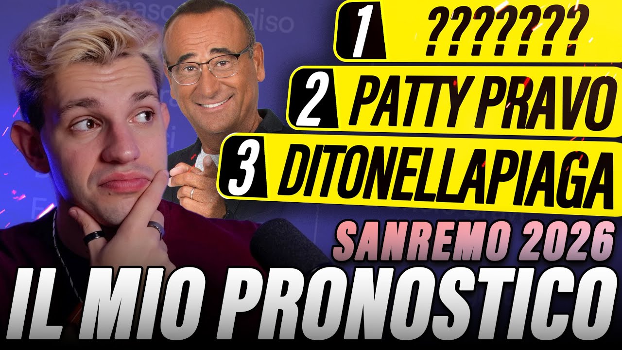 la MIA CLASSIFICA di SANREMO 2026🔮 Ecco chi vincerà!