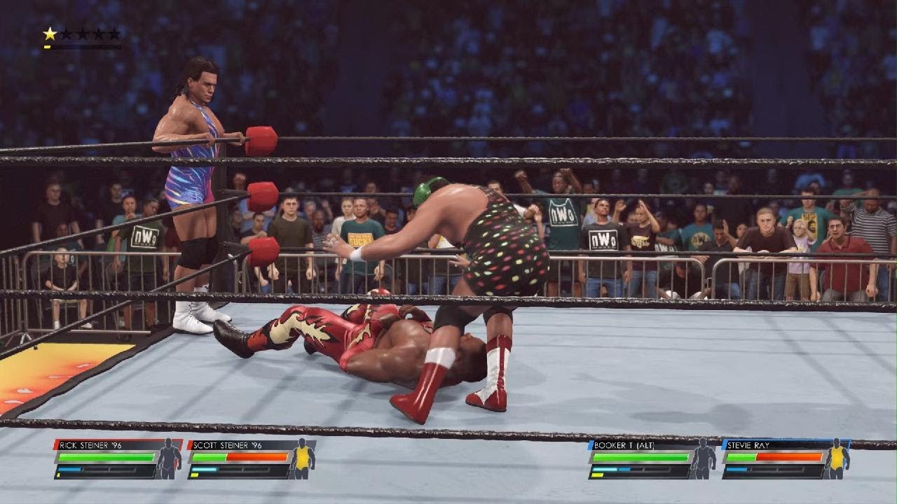 WWE 2K22 WCW NITRO STEINERS VS HARLEM HEAT