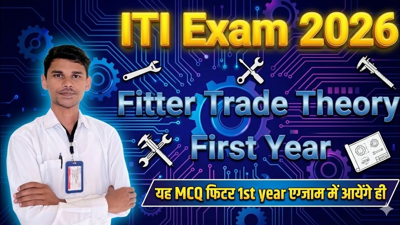 Class 15 | ITI Fitter Exam 2026 | Fitter Theory MCQ | Fitter Theory 1st year | ITI Fitter First year