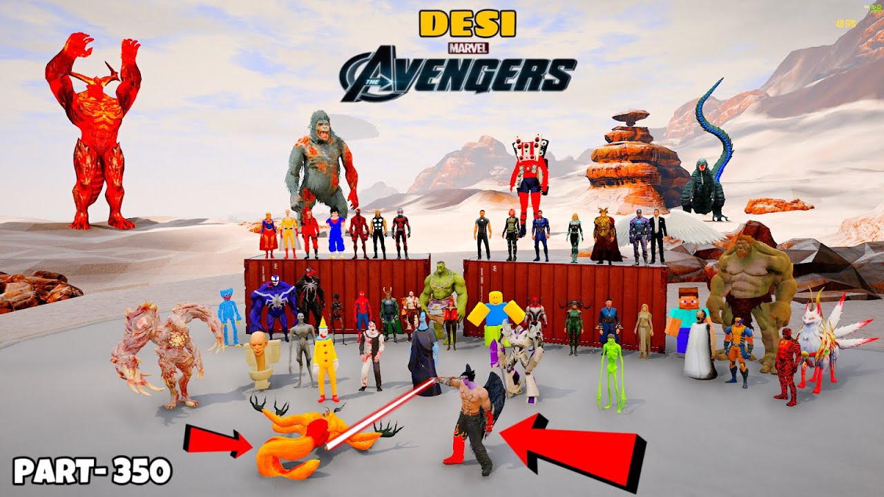 DESI Avengers Unsuccessful in Defeating DEVIL GOD and Unable to Rescue Snake Monster in GTA 5 | #350