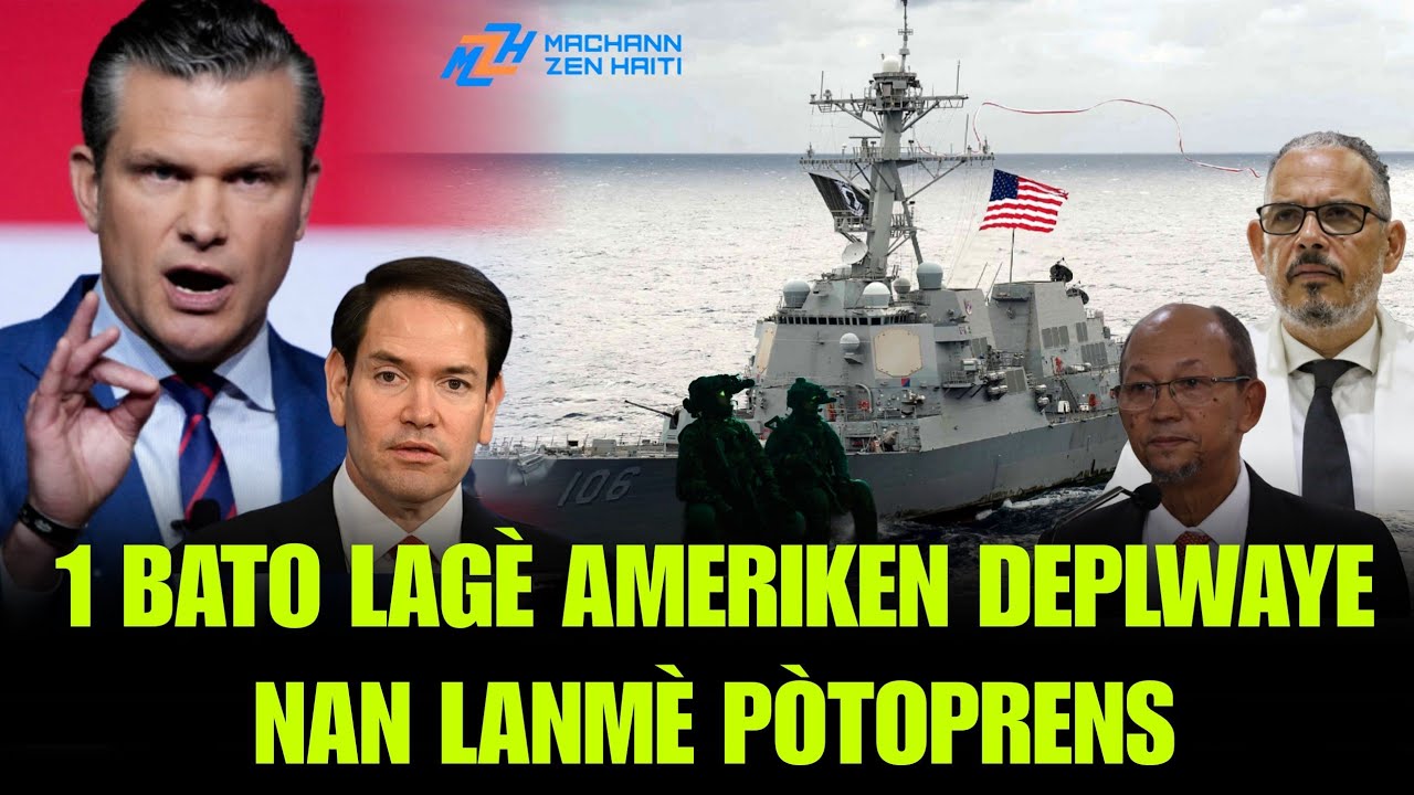 3 bato militè ameriken rive nan lanmè pòtoprens ! - Batay Politik la Rèd, 2 Pwopozisyon deja sou tab