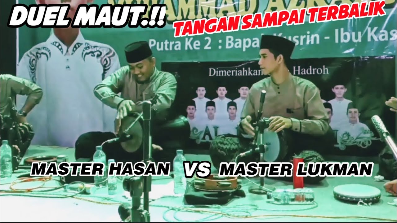 DUET MAUT.!! Master Hasan Bikin Mlongo Master Lukman || JAMMING Darbuka Spesial 1 juta viewers