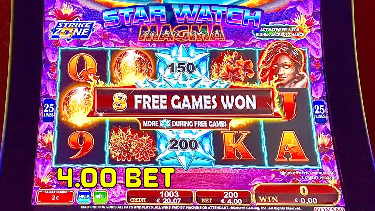 Holland Casino Live Play 4.00 Bet Star Watch Magma Slot Machine Free Games Bonus