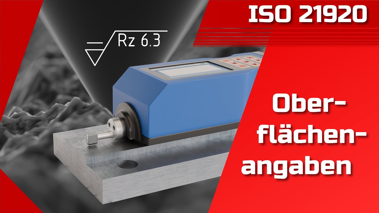 Oberfl&auml;chenangaben ISO 21920 | Rauheit | Kennwerte | Gemittelte Rautiefe Rz | Mittenrauwert Ra