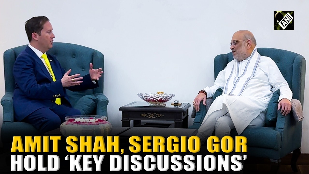 Sergio Gor meets Amit Shah in New Delhi, duo hold key talks over terrorism, drugs, border security