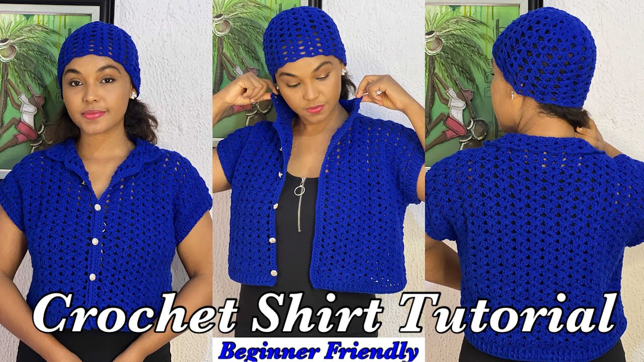 How to Crochet a Shirt (Beginner Friendly)