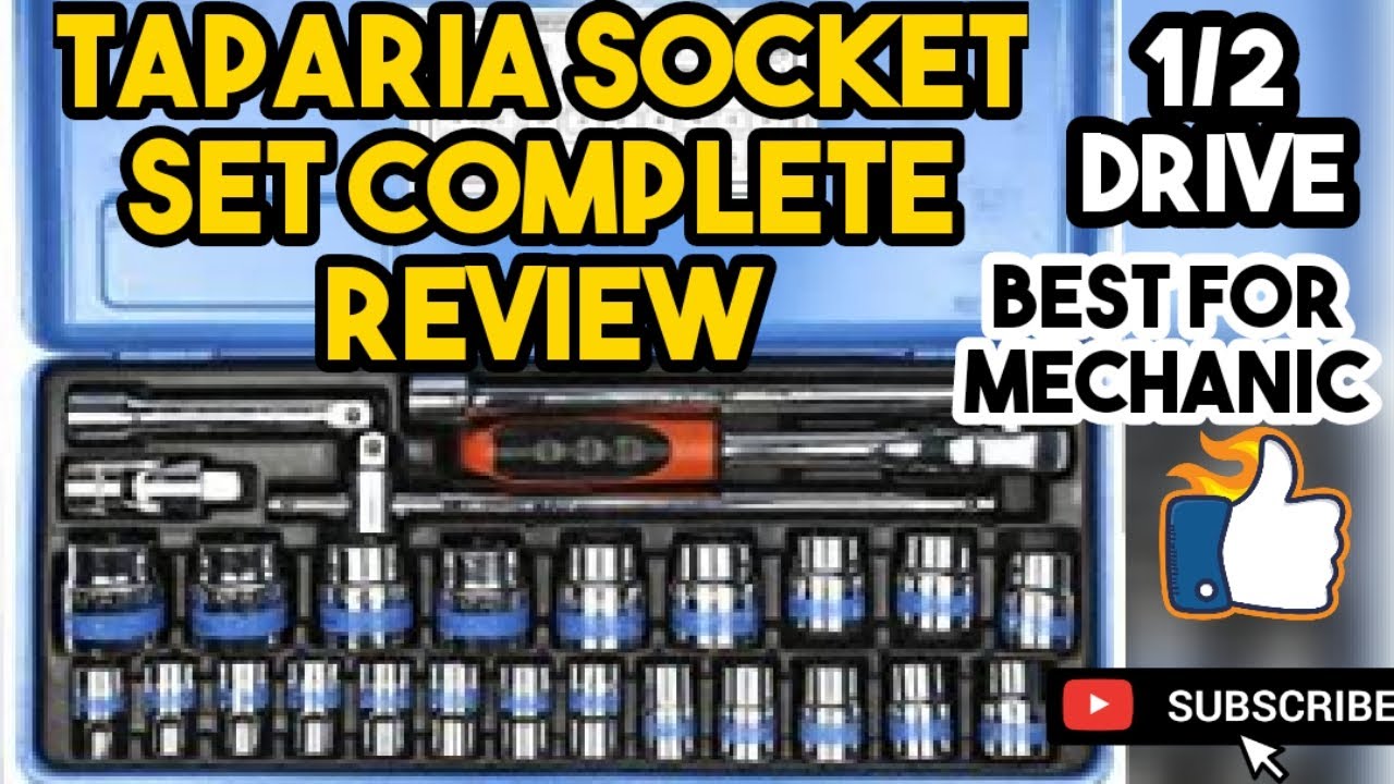 TAPARIA SOCKET SET COMPLETE REVIEW | MECHANIC SOCKET SET BEST IN CLASS | S14HXL | S14 MXL
