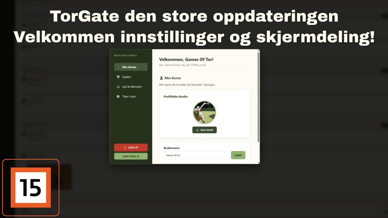 TorGate den store oppgraderingen!