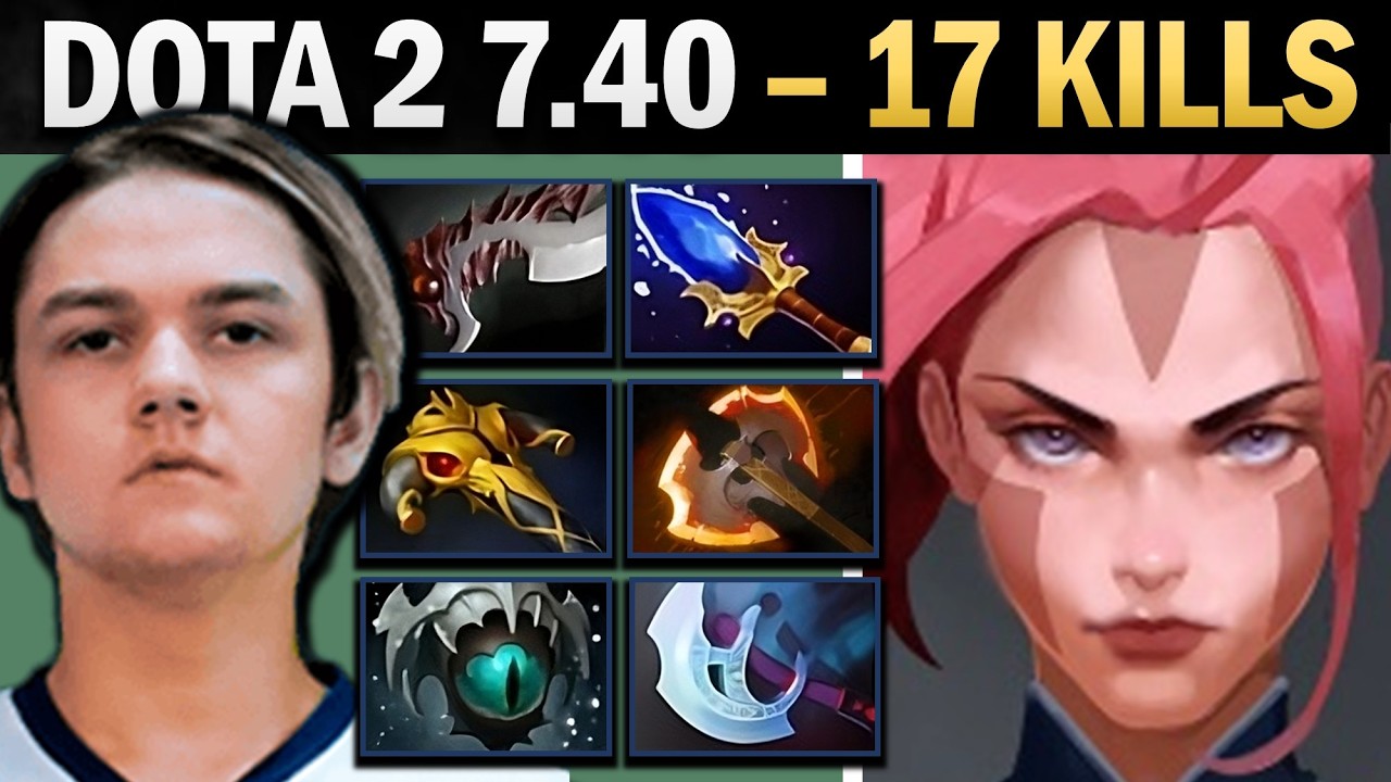 Anti-Mage Pro Carry with Manta and Abyssal - Dota 7.41