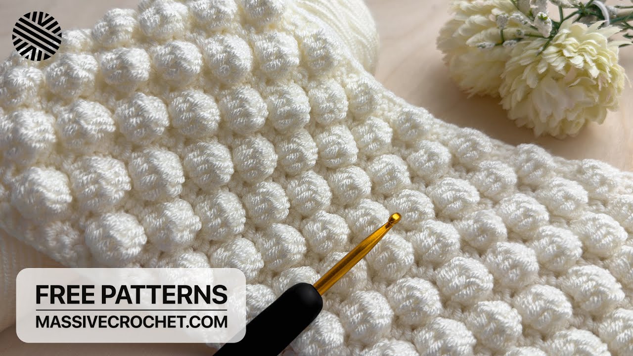 Crochet a VERY EASY & UNUSUAL Pattern for Beginners! ⚡️❤️ Crochet Stitch for Baby Blanket & Bag
