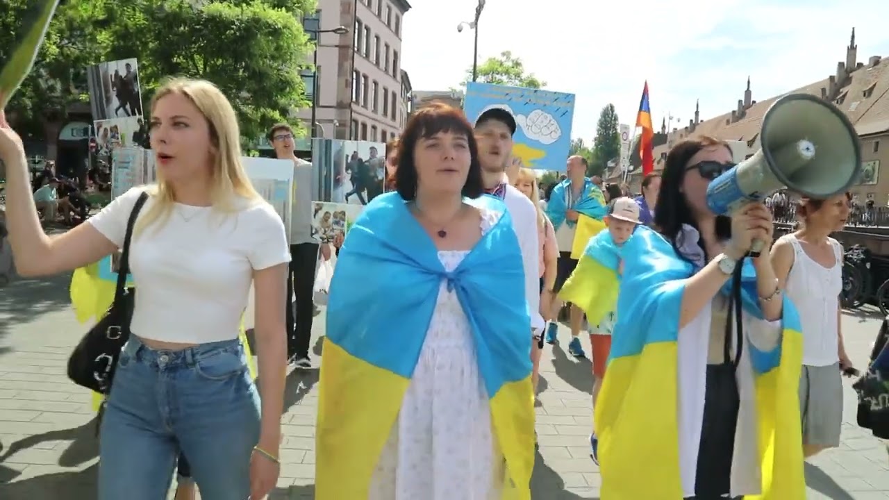 Strasbourg : Chanson Ukraine r&eacute;volutionnaire