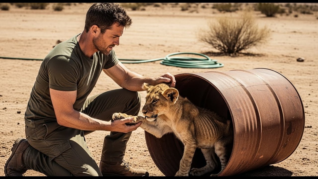 Man Discovers a Lifeless Lion in a Barrel — Then the Unbelievable Occurs