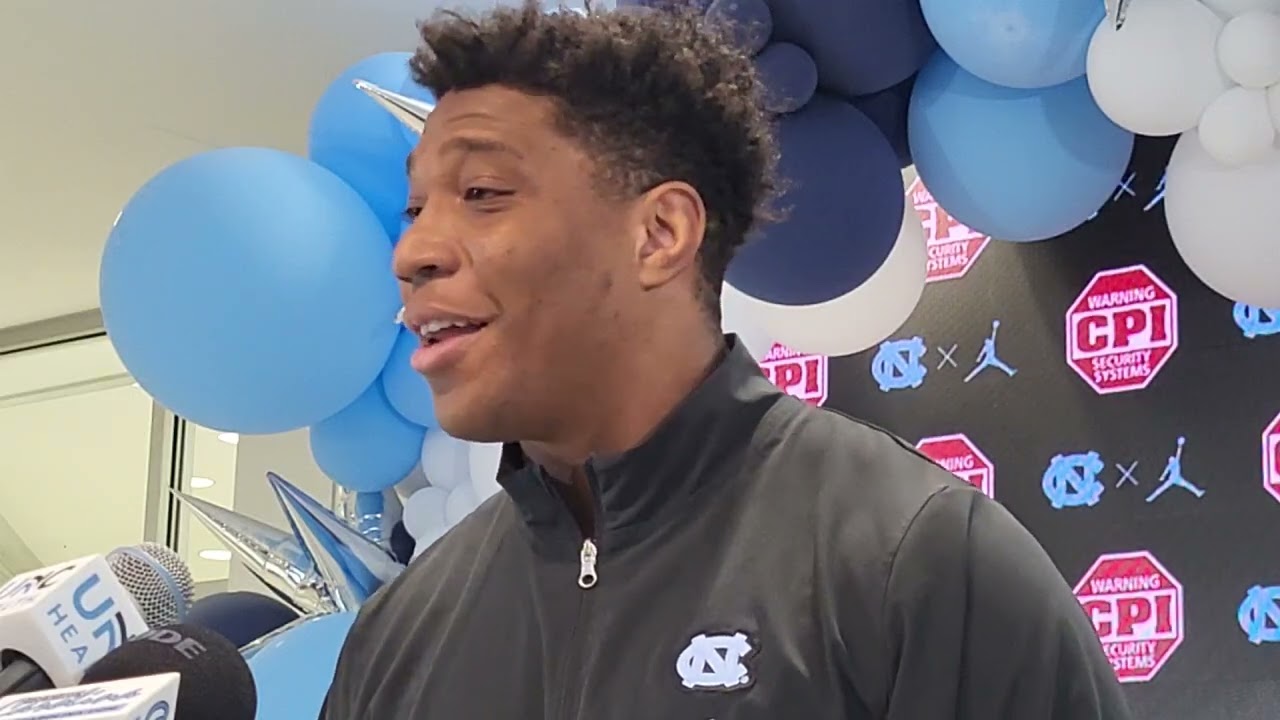 Jacolby Criswell and Kaimon Rucker after UNC's loss to N.C. State