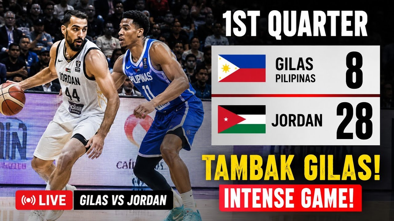 GILAS ПРОТИВ ИОРДАНИИ: 1-Я ЧЕТВЕРТЬ, РАЗГРОМ GILAS 24-8