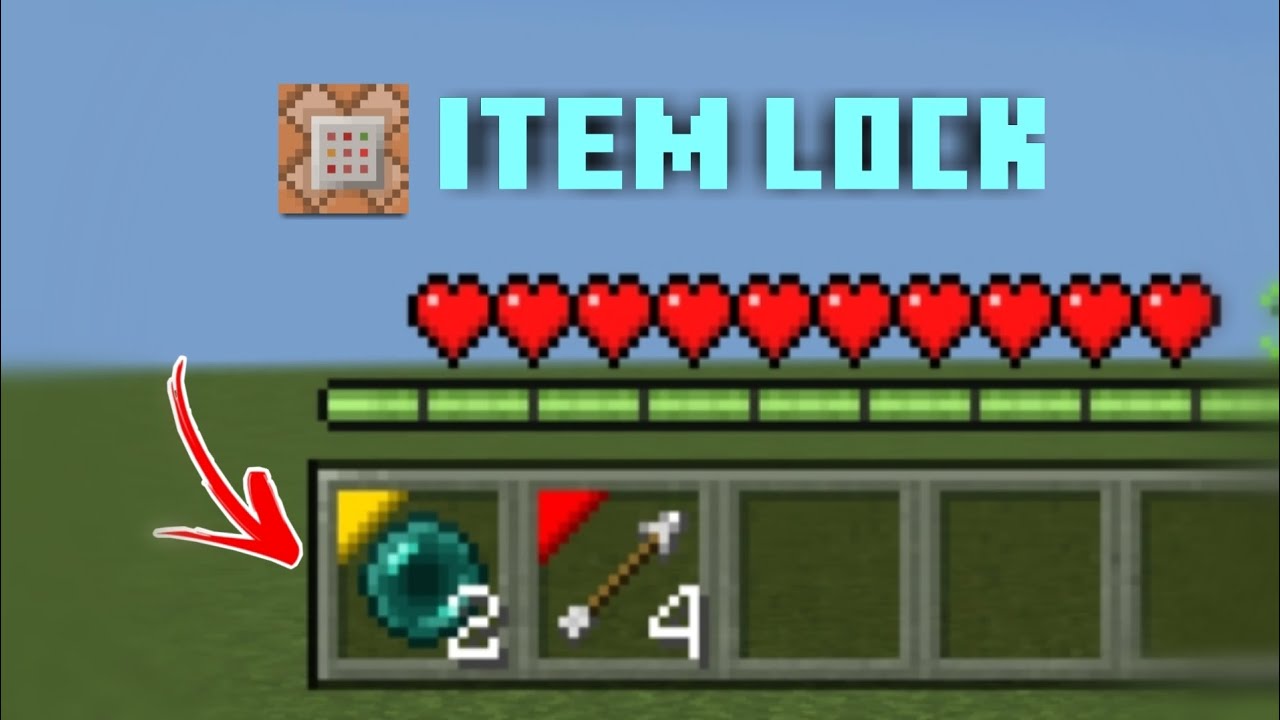 How to use Item Lock in Minecraft | Minecraft Bedrock