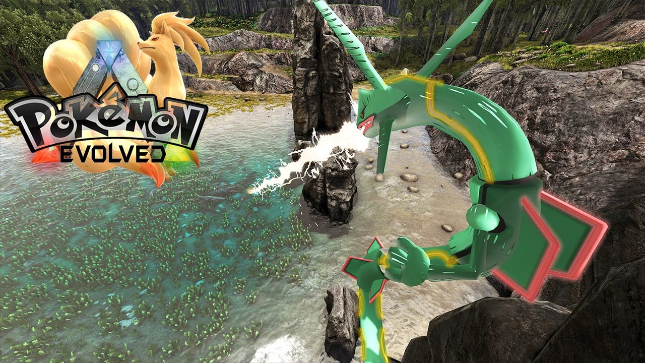 SUMMONING RAYQUAZA! MY FAVORITE POKEMON! - Ark: Pokemon Evolved