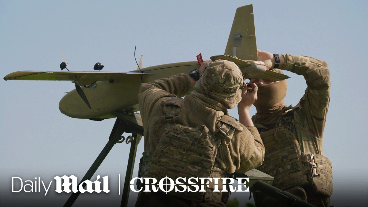 How Drones Hunt Drones on Ukraine's Frontline | Crossfire | Daily Mail