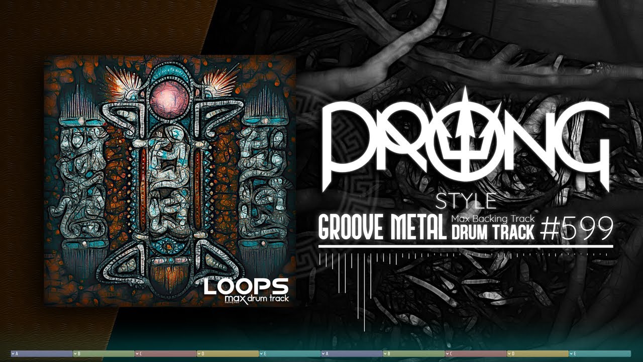 Groove Metal Drum Track / Prong Style / 105 bpm