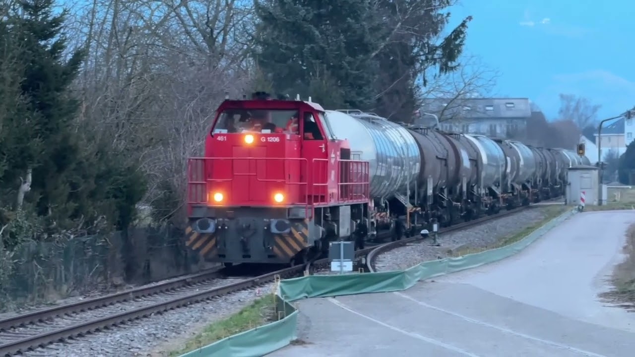 2025-02-20 AVG Lok 461 von Karlsruhe über Bühl(Baden) nach Greffern