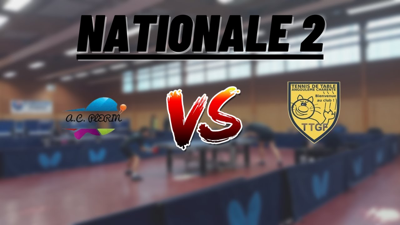NATIONALE 2 | PLERIN AC vs ANGOULEME TTGF | HIGHLIGHTS