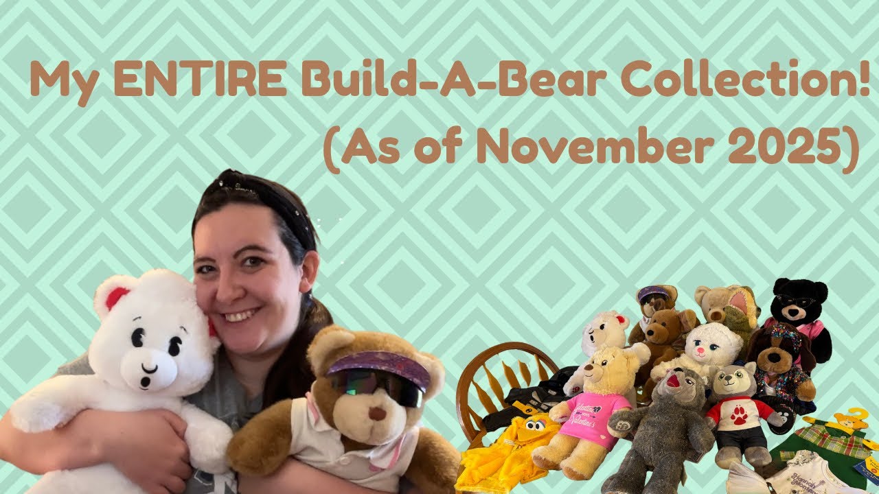 My ENTIRE Build-A-Bear Collection as of November 2025! 🐻🦖🐺