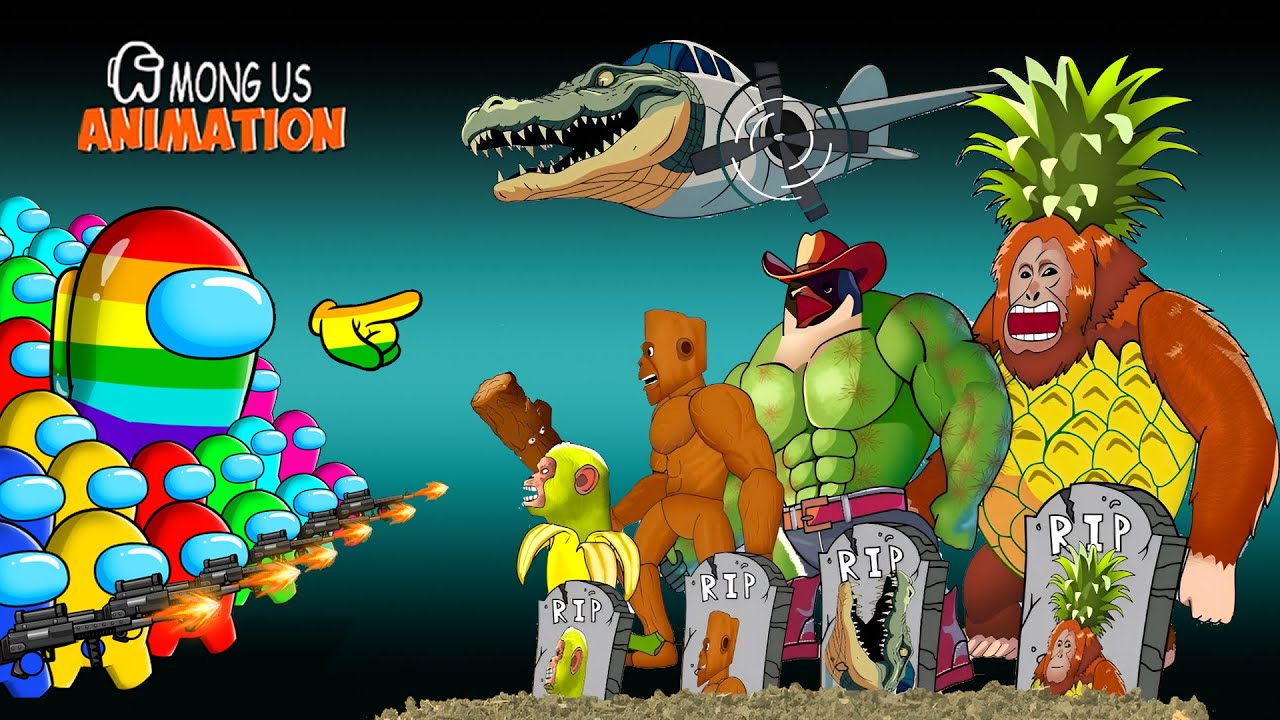 Among us VS. Team Brainrot Rescues Bombardino Crocodilo,CHIMPANZINI BANANINI | among us animation