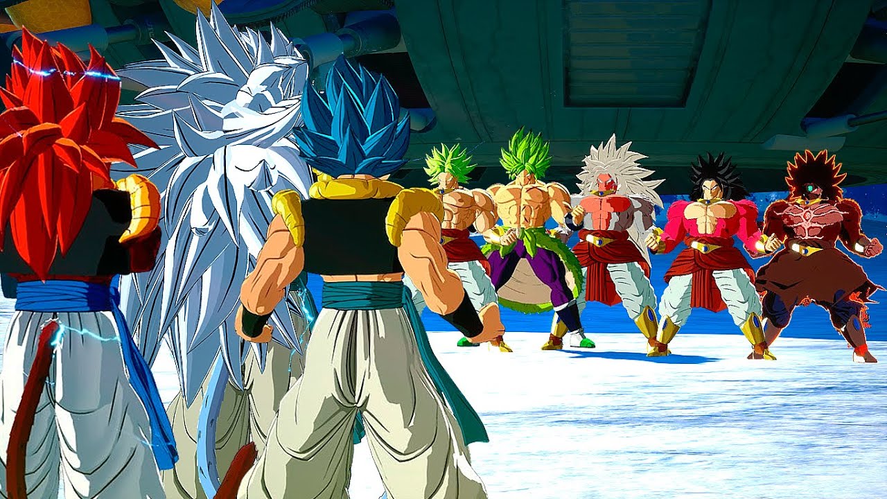 Gogeta Variations VS Broly Variations - Dragon Ball Sparking! Zero