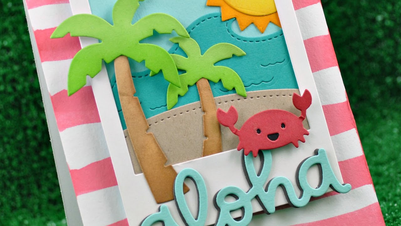 Intro to Palm Trees + Ocean Wave Accents + a card from start to finish