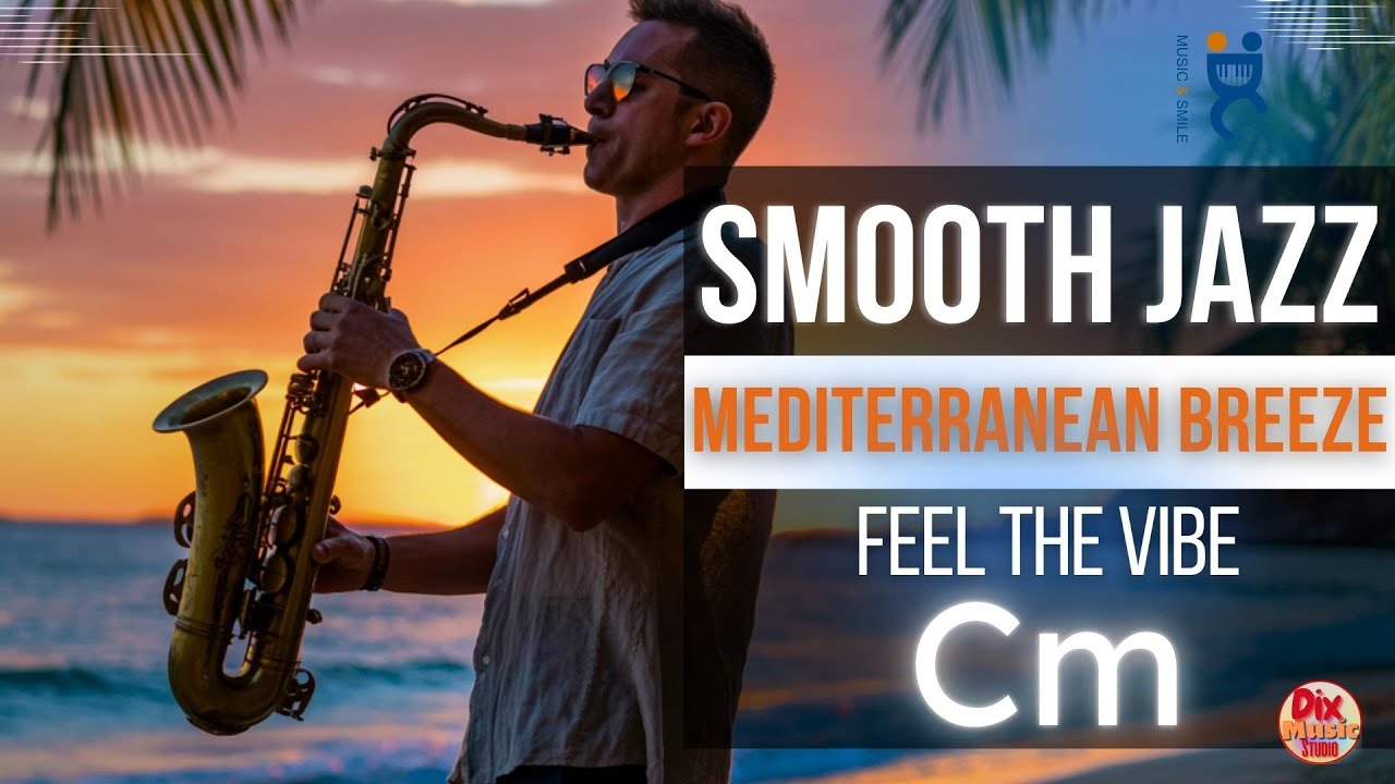 Mediterranean Breeze &ndash; Smooth Jazz Backing Track in C minor (98 BPM) | Study & Relax