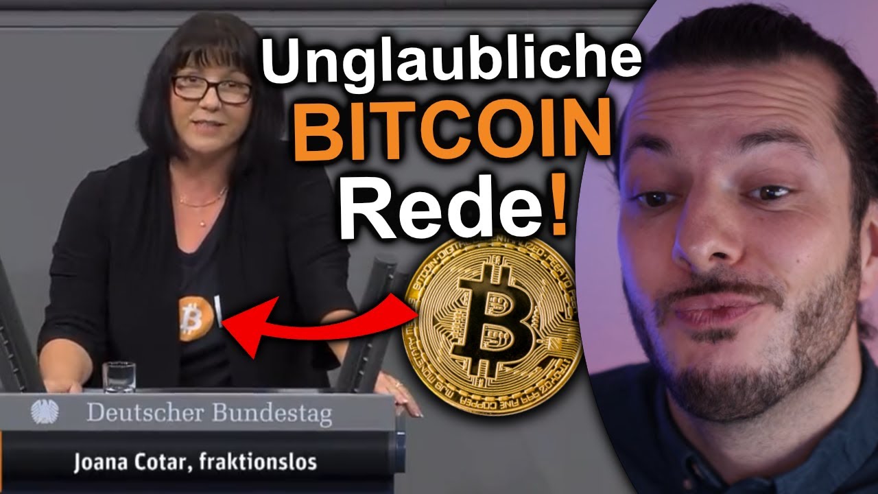 Unglaubliche BITCOIN Rede im Bundestag von Joana Cotar! | REACTION von Roman Reher