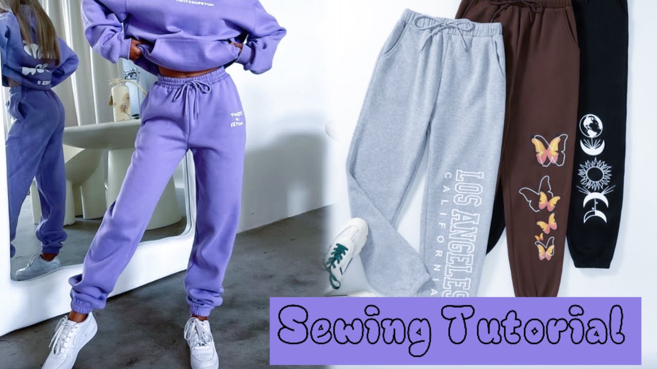 Как выкроить и сшить спортивные брюки | Streewears DIY #мода #шитье #тренды