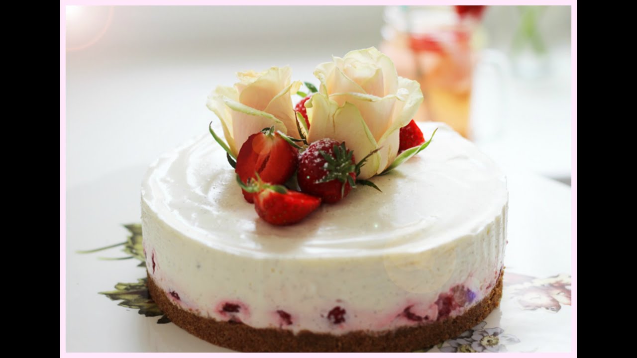 Erdbeer-Rosen Philadelphia Torte | #yummypilgrim