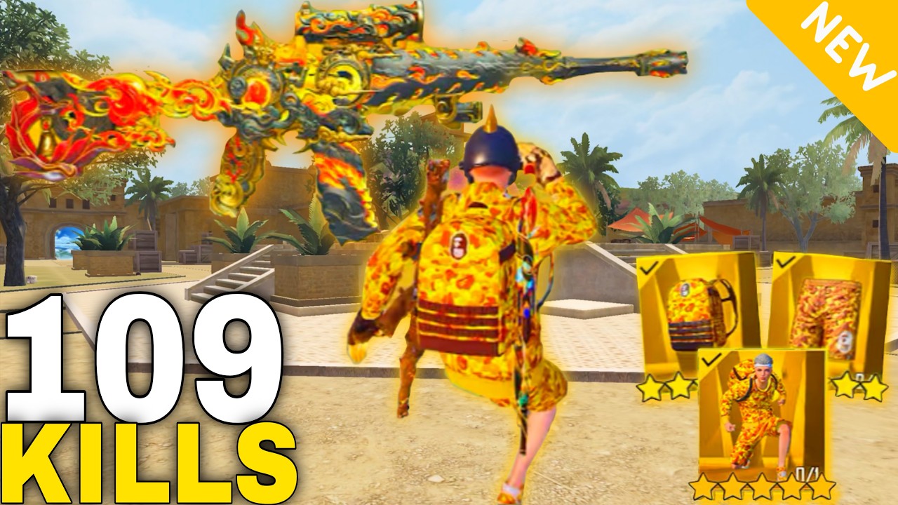 109 KILLS!😍 NEW BEST LOOT GAMEPLAY with BAPE OUTFIT🔥SAMSUNG,A7,A8,J4,15,J6,J7,J2,J3,XS,A3,A4,A5,A6