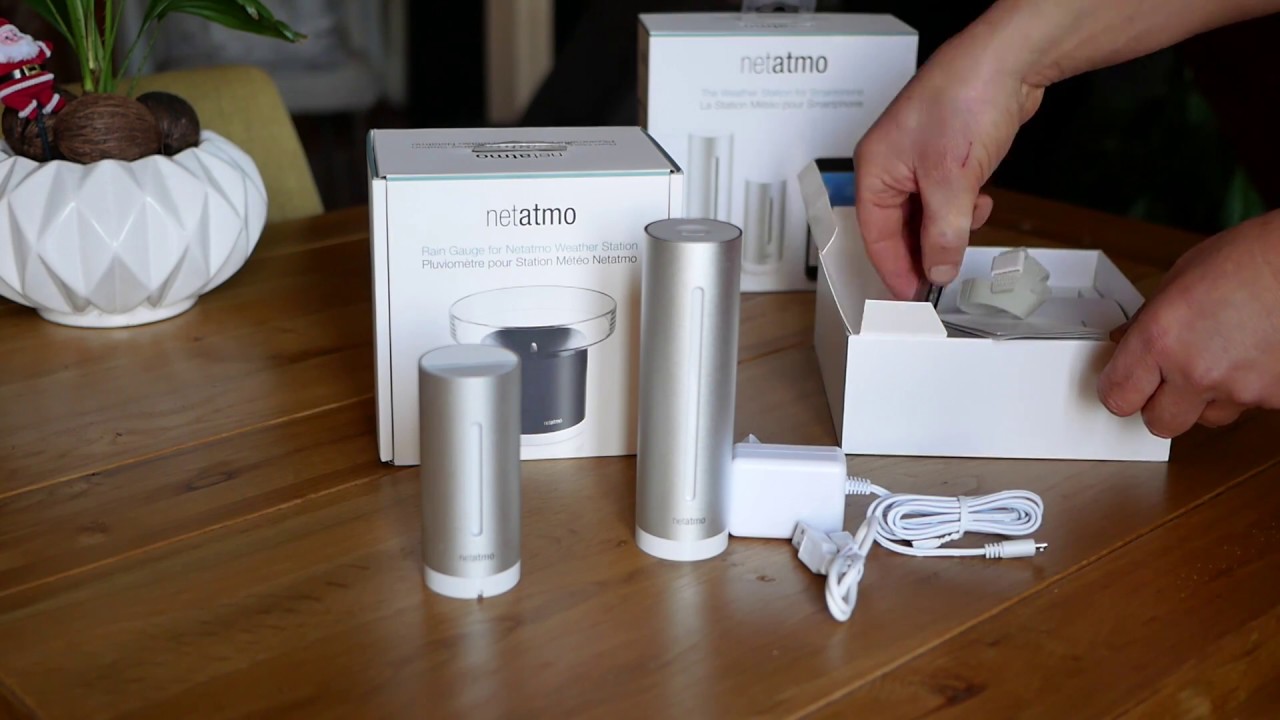 NETATMO Installation et configuration station NETATMO et son pluviomètre