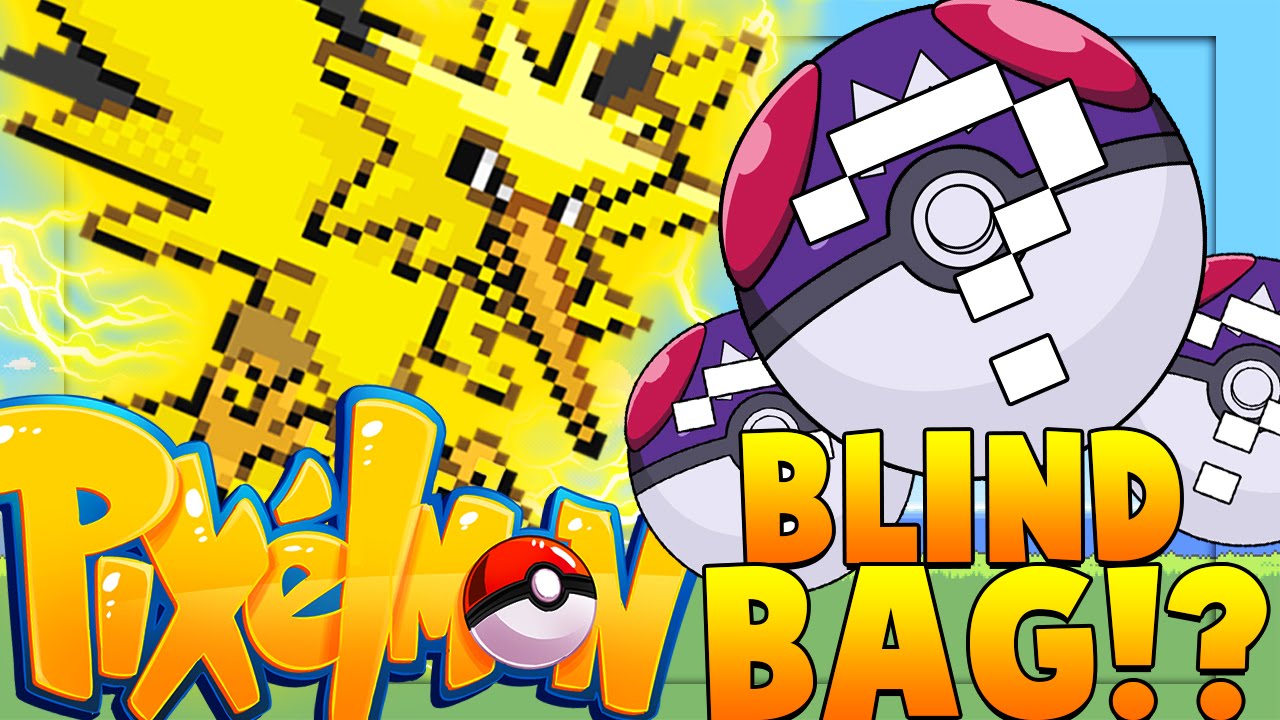 PIXELMON BLIND BAG Challenge | Minecraft - Pixelmon Mod Battle | JeromeASF